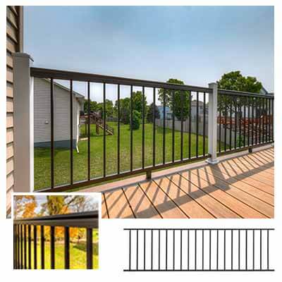 Ultralox® Aluminum Railing Panel, horizontal - Pro Deck Supply - Store