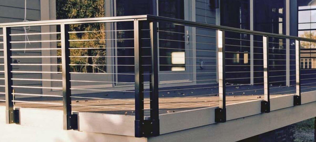 ASD Cable Railing: Pre-Fitted Cable Railing Sections for Through-Post
